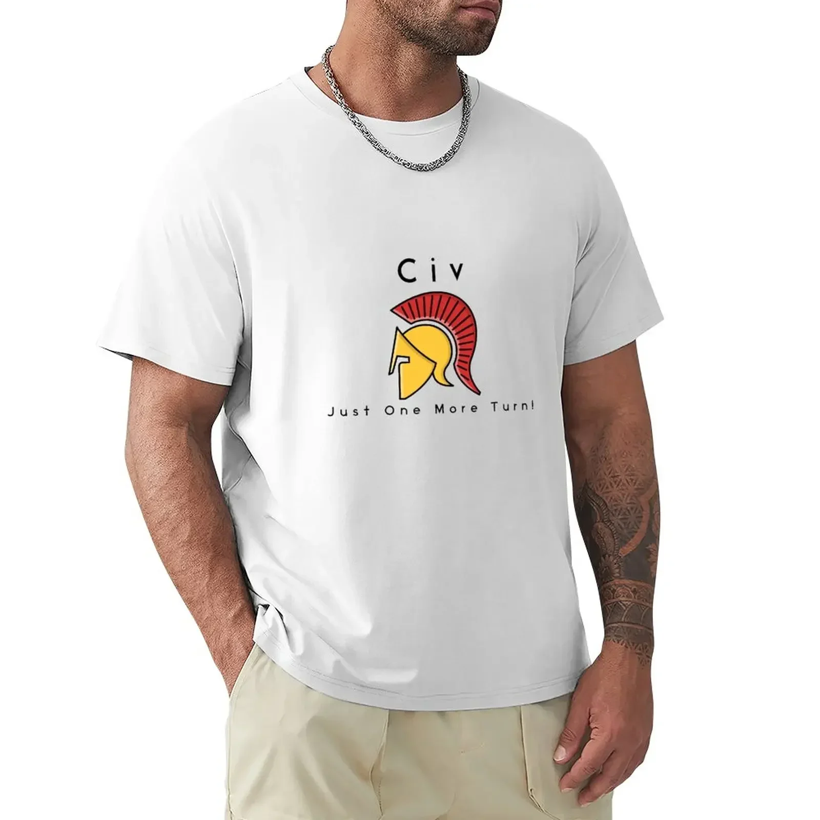 

Civ - Just One More Turn! T-Shirt sports fans graphic shirts mens t shirts top quality