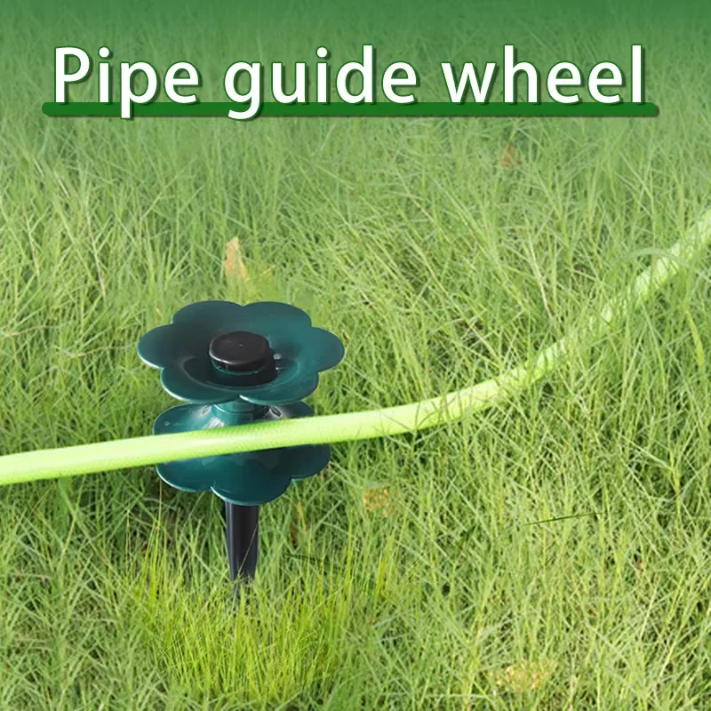 Water Pipe Winding Wheel Directional Protection Guide Wheel for Irrigation System Garden Lawn Watering