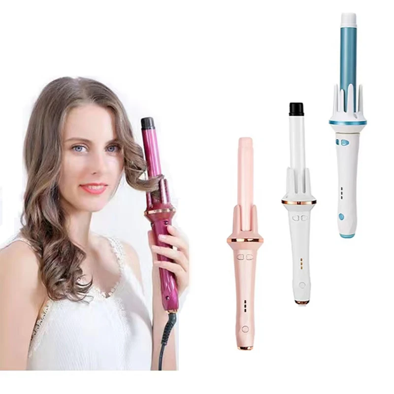 Automatic Hair Curler Stick Professional Rotating Curling Iron Ceramic Roll Curling Negative Ion Hair Care Roller Hairdressing P