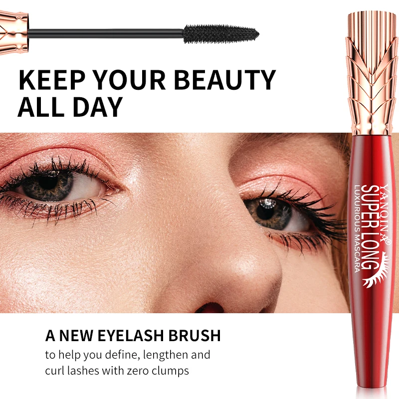 Wimpers Verlenging Mascara Langdurige Waterdichte Vrouwen Koreaanse Zijdeachtige Lash Zwarte Wimpers Extensie Make-Up Schoonheid Cosmetisch