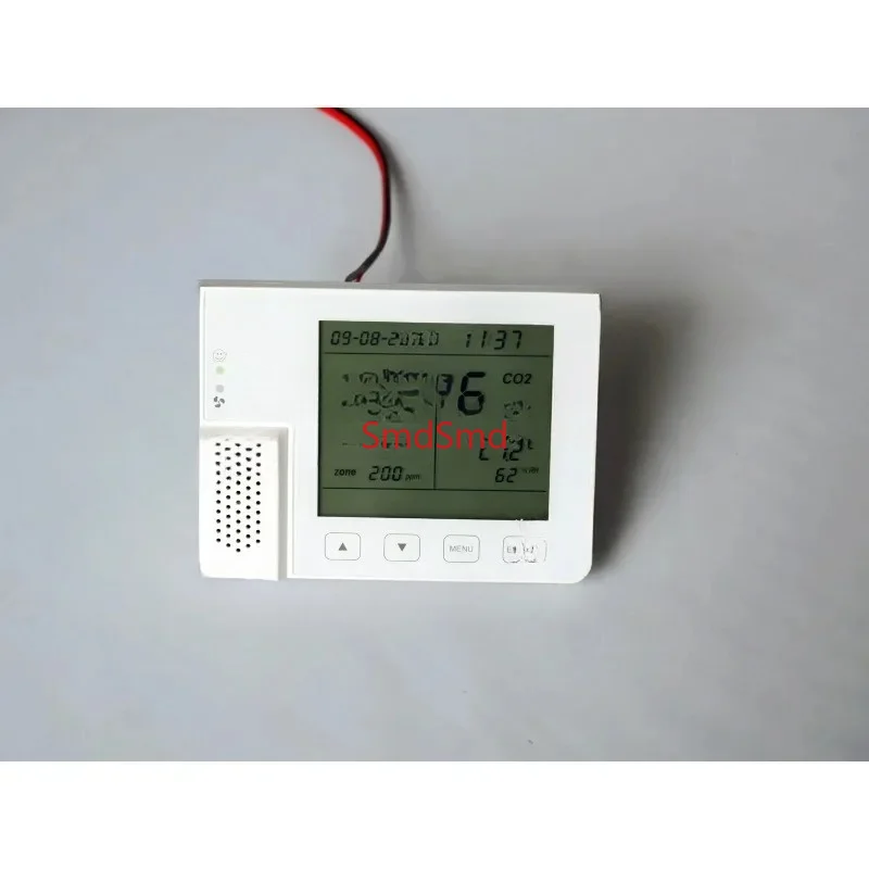 Air quality co2 monitor controller with Relay function , Large LCD Temperature humidity Carbon dioxide air quality monitor
