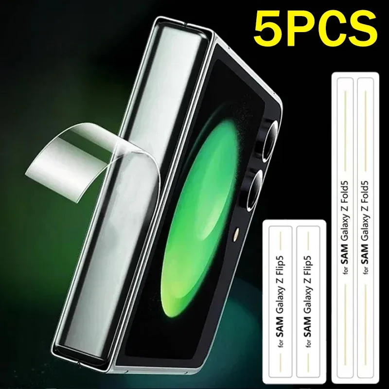 

5/1Pcs Hinge Protector Film For Samsung Galaxy Z Flip 7 6 5/Fold 7 6 5 Anti-Scratch Border Sticker ZFlip7 Fold7 Hydrogel Films