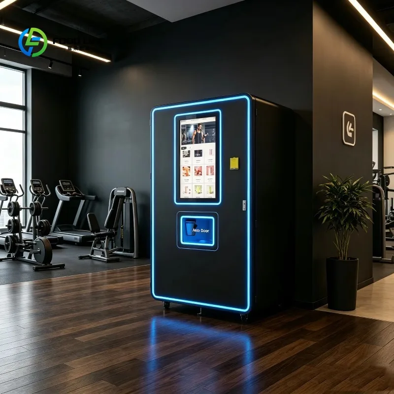 Customized Popular Powder Protein Shake Vending Machine for Gym, Commercial Instant Drink Coffee Protein Vending Machine