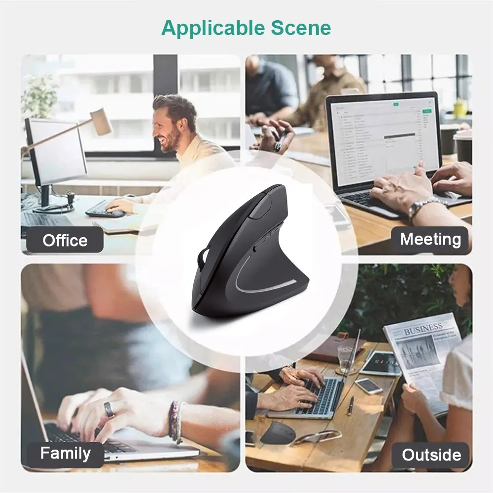 Ergonomic Wireless Vertical Mouse 6