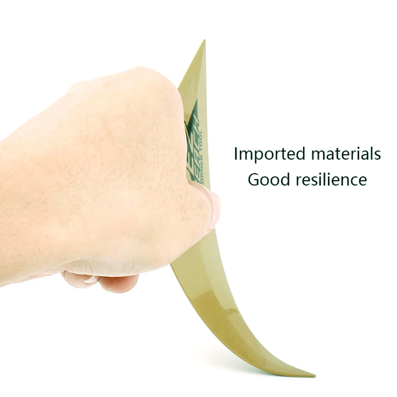 1 قطعة مثلث لينة الذهاب الزاوية ممسحة الفينيل سيارة التفاف نافذة التلوين مكشطة فيلم الكربون نافذة حافة تركيب الدس أداة