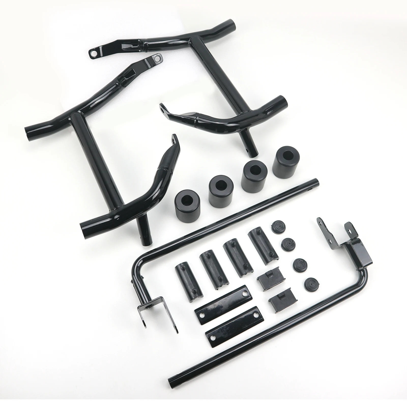 

GZICMA Saddlebags Guard Rear Crash Bar with Support Rails for Harley Touring Street Road Glide 2023-2026 CVO Models