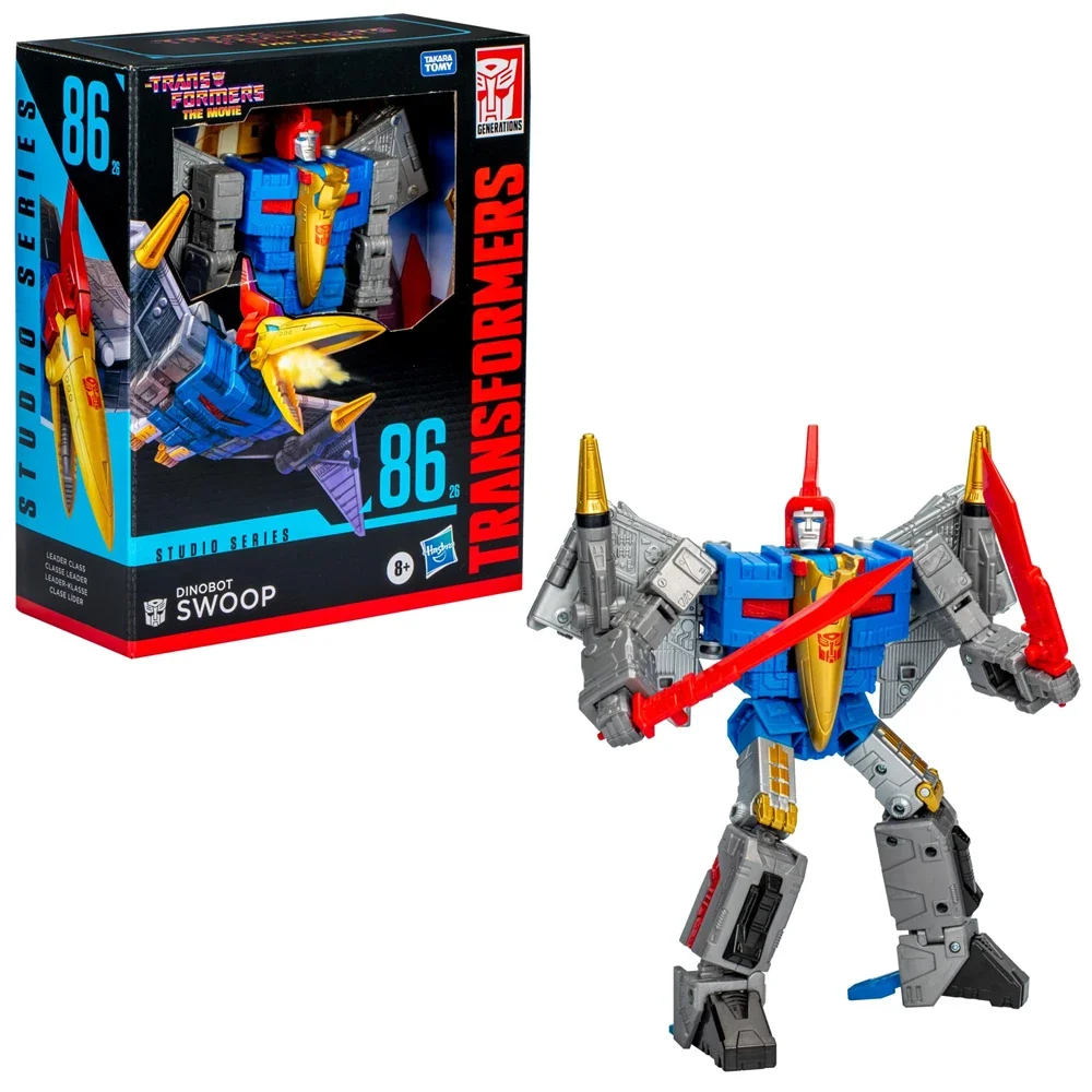 Hasbro Transformers Toys Studio Series Leader Class The Movie Dinobot Swoop 8.5-inch Action Figure Gift SS86-26