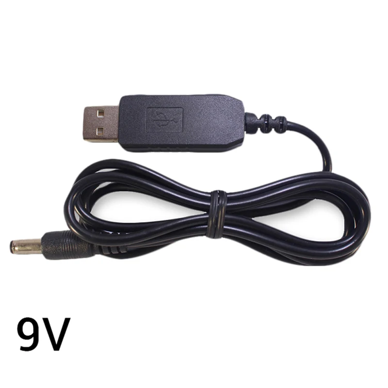 DC 5V-12V Boost Voltage Cable USB Converter Adapter Power Bank Router Cord
