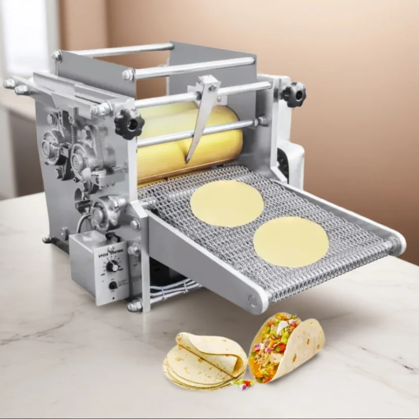 آلات الوجبات الخفيفة الأخرى السريعة الجديدة، آلات تصنيع منتجات الحبوب التورتيلا تاكو لأفكار الشركات الصغيرة في المنزل