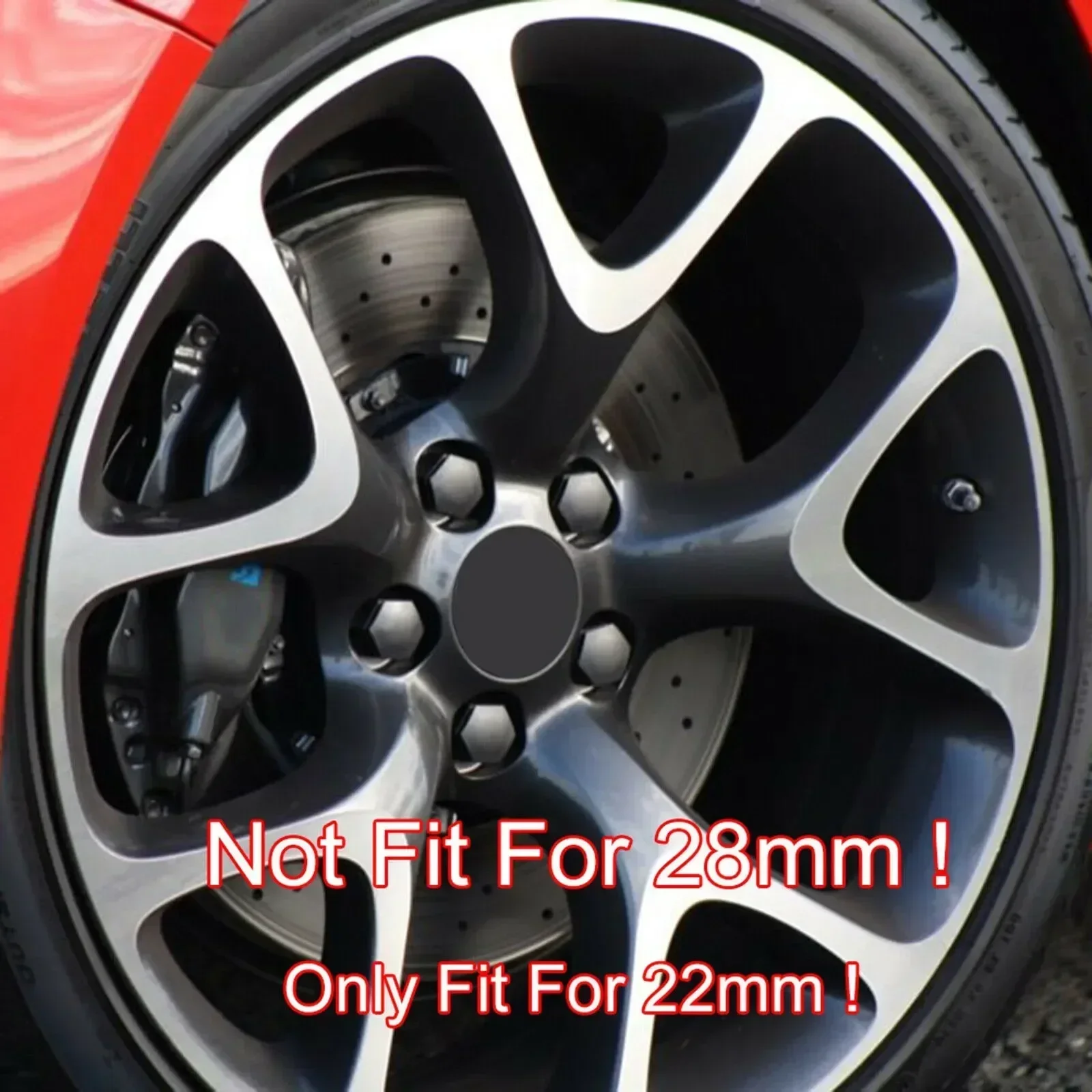 24 PCS 22mm Car Wheel Nut Cap Tyre Hub Protection Covers Fit For Vauxhall Insignia For Opel Insignia 2010-2017 Car Accessories