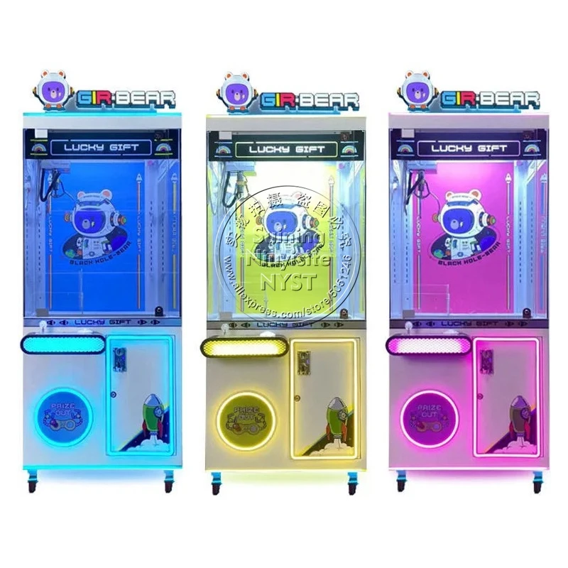 Guangzhou Manufacturer Game Center Shopping Mall Crane Claw Machines Customized Logo Amusement Arcade Doll Toy Vending Machine