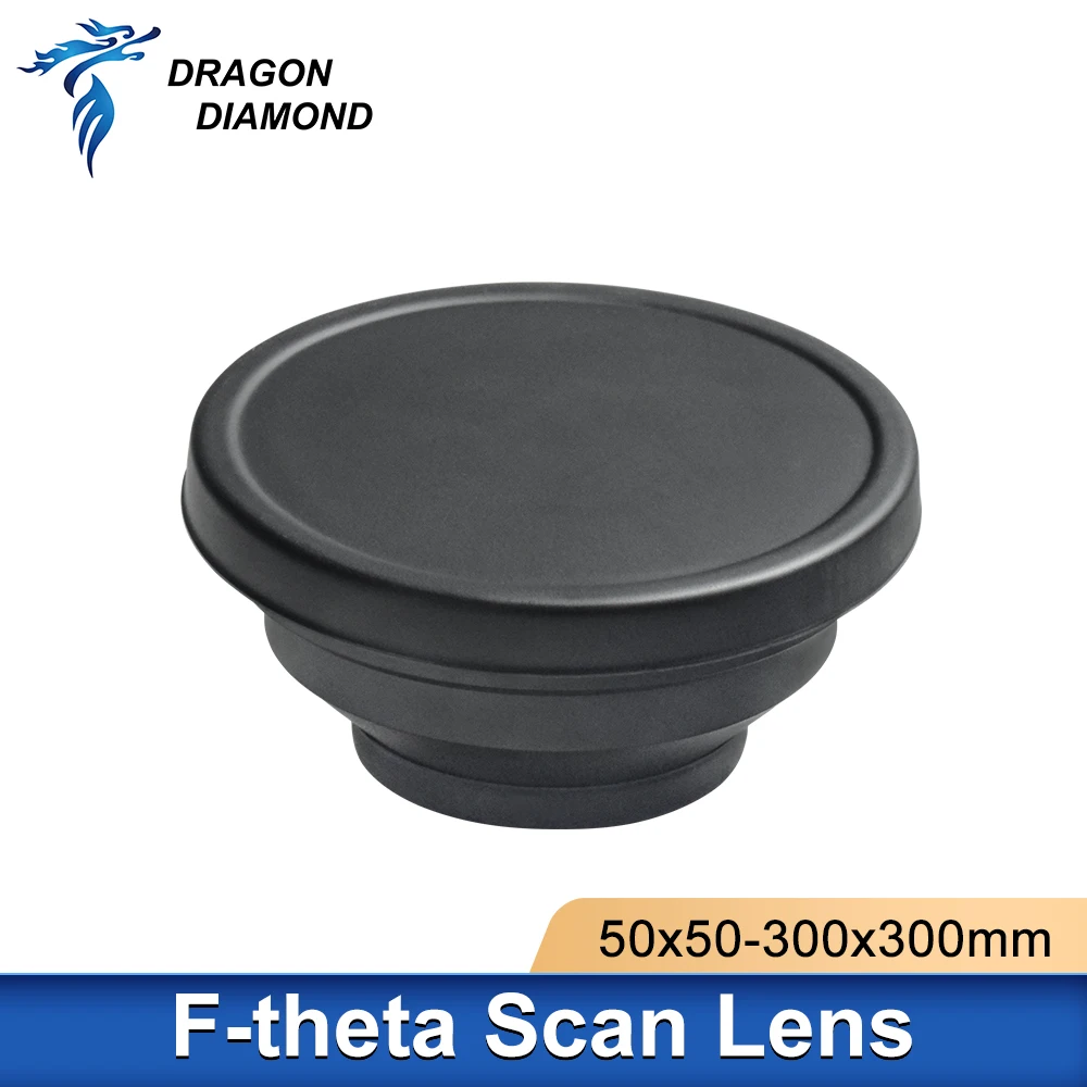 Fiber F-theta Scan Lens 50x50-300x300mm Focal Length 100-420mm For 1064nm YAG Optical Fiber Laser Marking Machine Parts