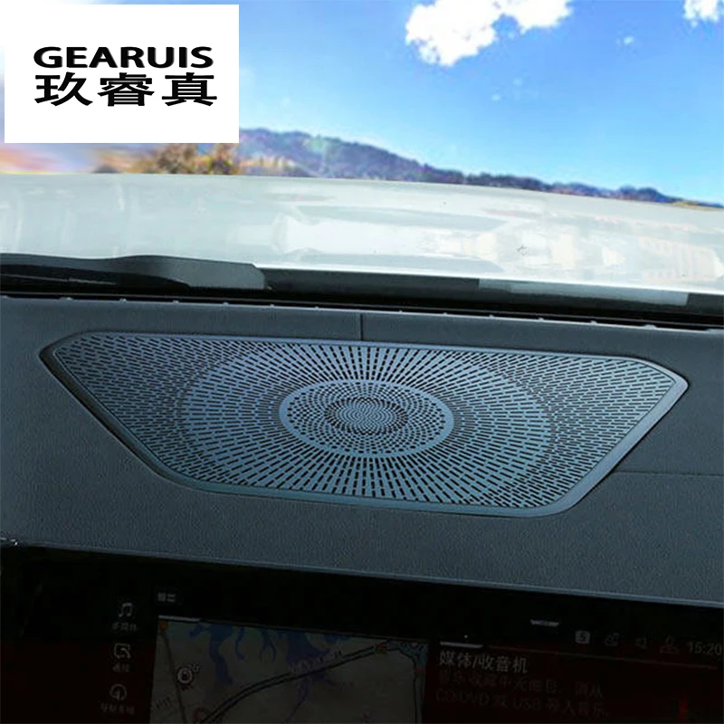 For BMW 3 Series G20 G28 Car Center dashboard speaker cover midrange loudspeaker tweeter music stereo Sticker Auto Accessories