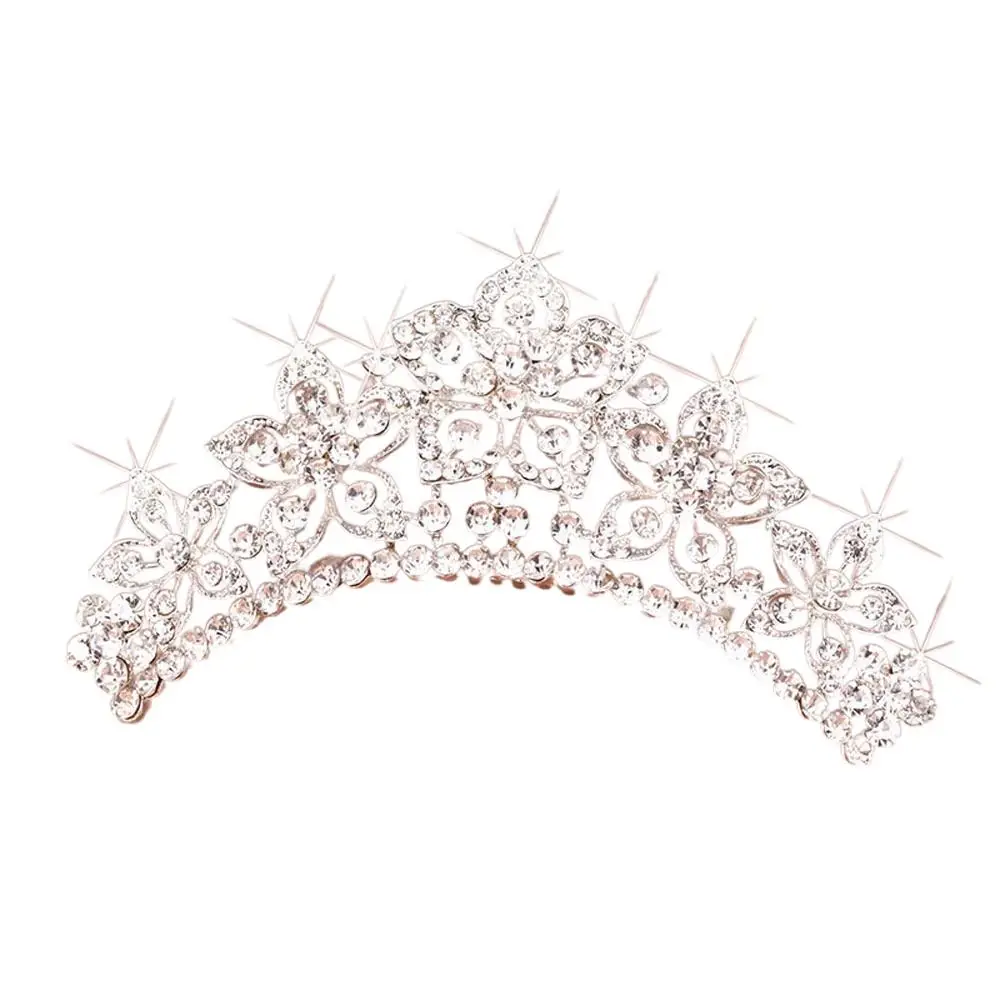 

Party Chic Hair Comb Shiny Sweet Headband Tiara Headwear Fashion Accessories Hair Styling Accessories Wedding Jewelry