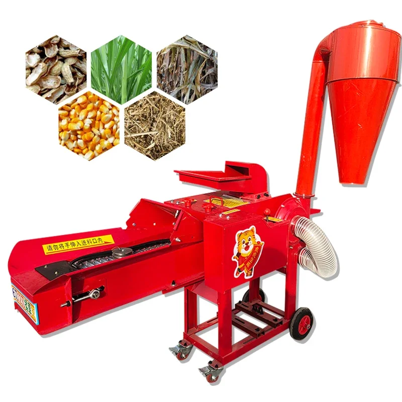 

Grass corn stalks wheat stalks crushing machine mill feed grinder machinery