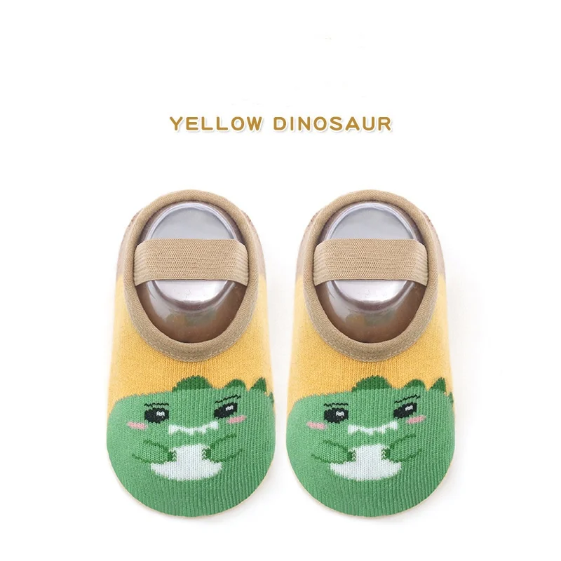 Cute Baby First Walkers Sock Cartoon Animal Non-slip Floor Sock for Infant Boy Girl Spring Autumn Indoor Strap Toddler Sock