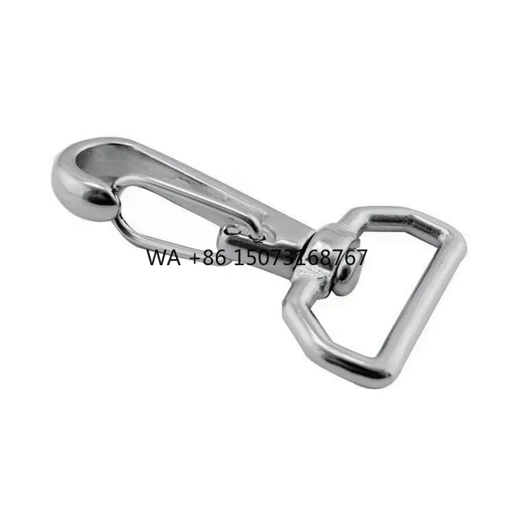 

Лидер продаж, поворотный болт из нержавеющей стали 304 316, пружинный карабин, квадратное кольцо, поворотный быстрый крючок для пеших прогулок, кемпинга, цепи для домашних животных