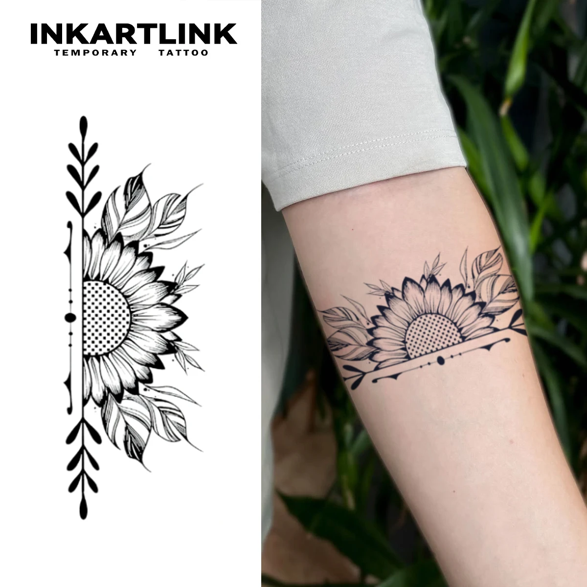 

Armband temporary tattoo sticker, waterproof magic tattoo, lasts to 15 days fake tattoo, semi permanent tattoo