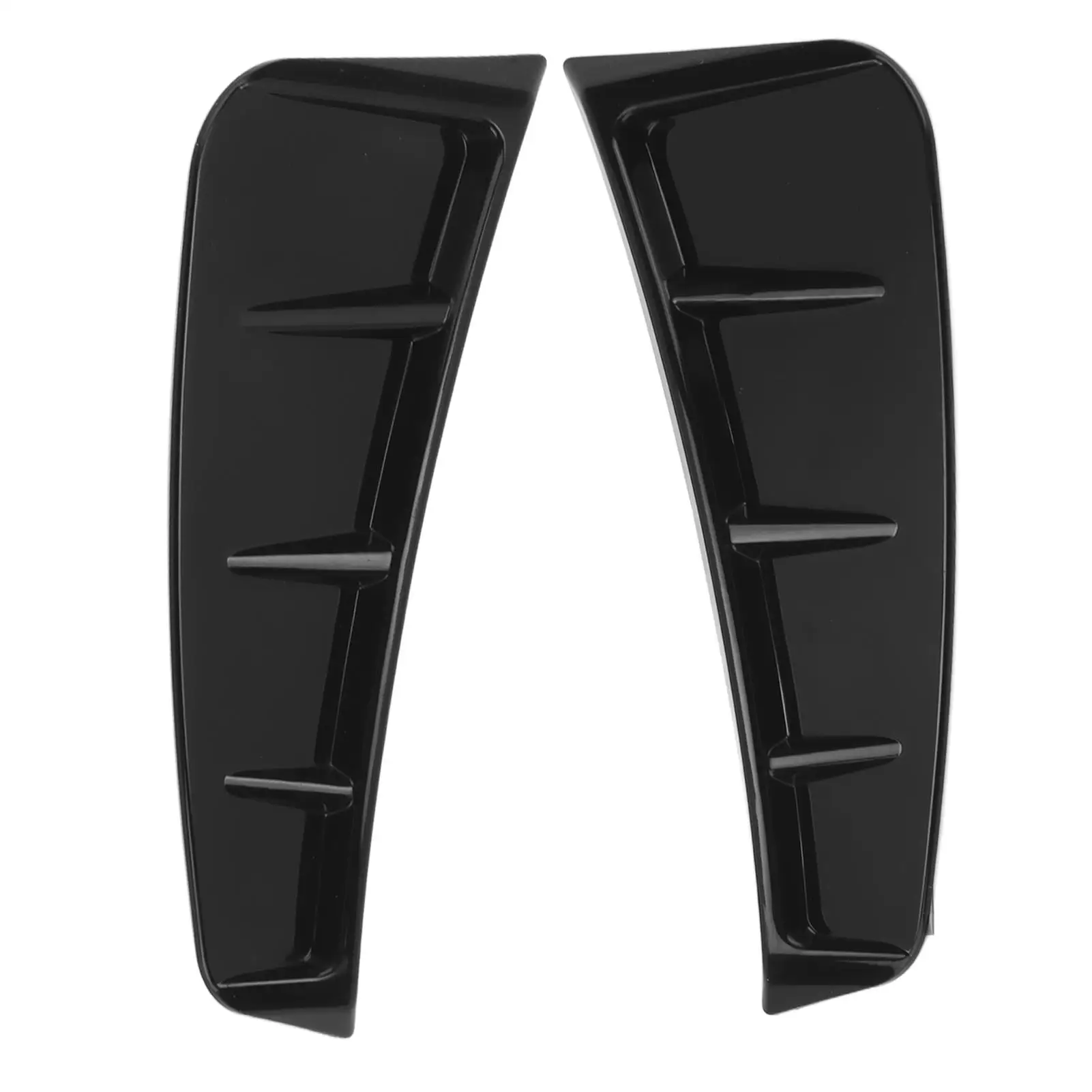 

Vent Cover Trim Glossy Black ABS For car Exterior Accessories Universal Wing Marker
