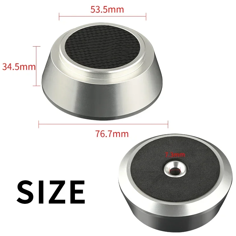 1pcs Carbon Fiber Audio LP Vinyl Record Disc Town Aluminium Alloy Stabilizer for Gramophone Tonearm Turntable