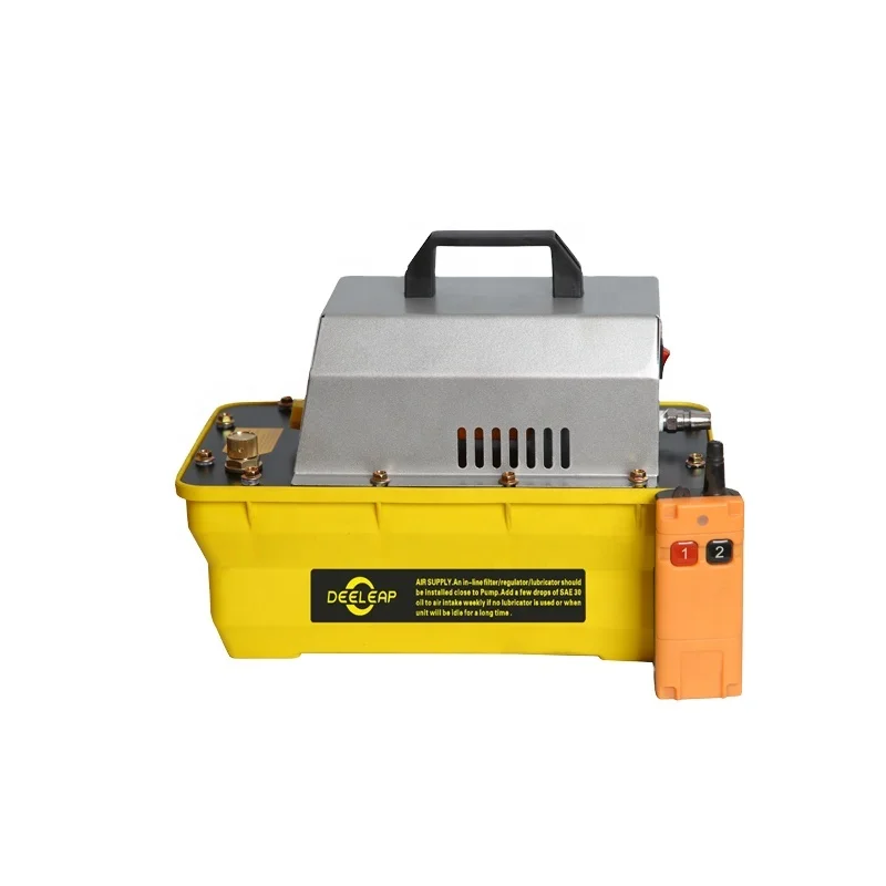Deeleap Remote Control air Hydraulic Pneumatic Pump With Control Unit Wired and Wireless Optional