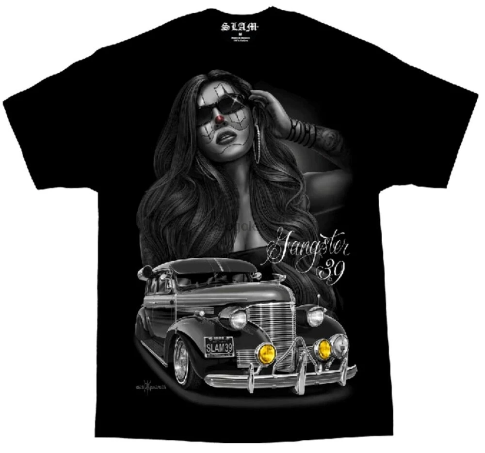 DGA David Gonzales Gangster 39 Lowrider Chicano Art T Shirt