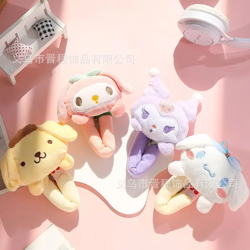 Sanrio Cinnamoroll Doll Hairpin Anime Kawaii Girl Bb Clip Portable Child Broken Hair Bangs Clip Decorate Gift Wholesale