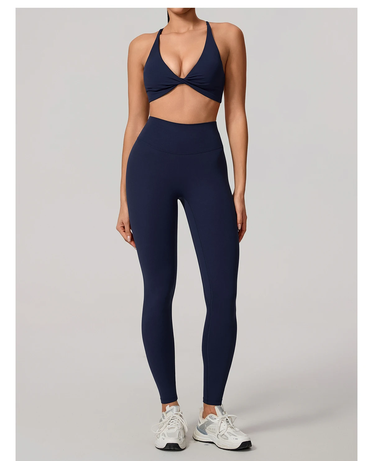 New Summer 2Pcs Women's Quick-Dry Sports Set V-Shaped Bra Female Sleeveless Yoga Outfit Gym Two-Piece Woman Sport Clothes