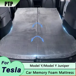 For Tesla Model Y Juniper 2025 Memory Foam Mattress Outdoor Mattress Travel Sleeping Inflatable Camping Bed Model Y Accessories