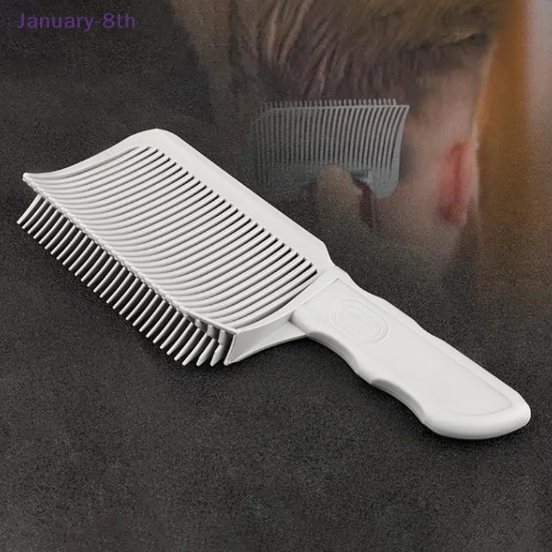 Fading Comb Professional Barber Clipper Mix Flat Top Hair Cutting Comb For Men Heat Resistant Fade Brush