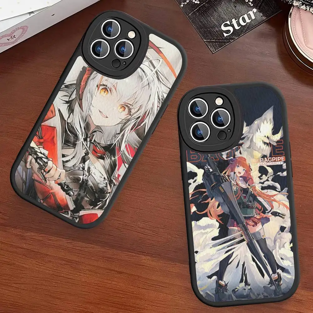 

Games A-Arknights Phone Case For IPhone 11 12 13 14 15 16 Pro Max Plus Leather Cover