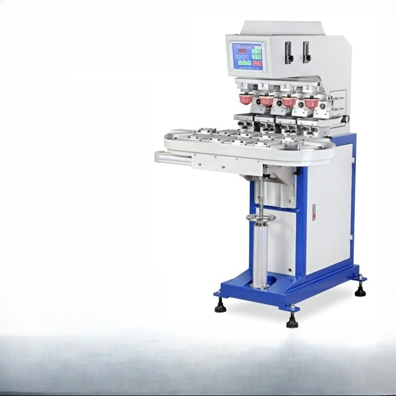 Four-color turntable pad printing machine, pneumatic conveyor belt pad printing machine, multi-color pad printing machine