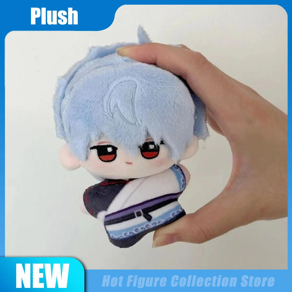 10cm Sakata Gintoki Plush Dolls Gintama Plush Doll Key Chain Bag Decoration Cute Doll Stuffed Collection Kids Toys Birthday Gift