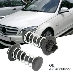 Resorte de capó para coche Mercedes Benz, cubierta de capó de motor de 2 piezas, A2048800227, W204, W212, X204, C63, C250, C300, C350