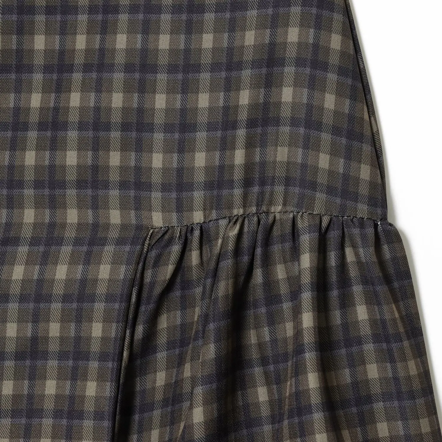 Faionable Plaid Spitze Rock frauen Kleidung Vielseitig Herbst Neue Sle Asymmetrische Stand Fit Polyester Casual Rock