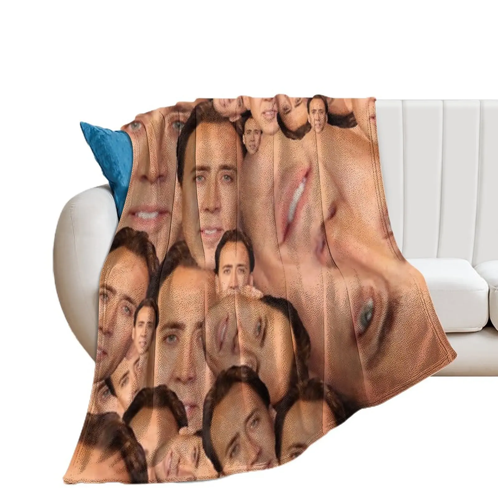 

Nicolas Cage Collage Throw Blanket warm for winter Polar Weighted Giant Sofa Blankets