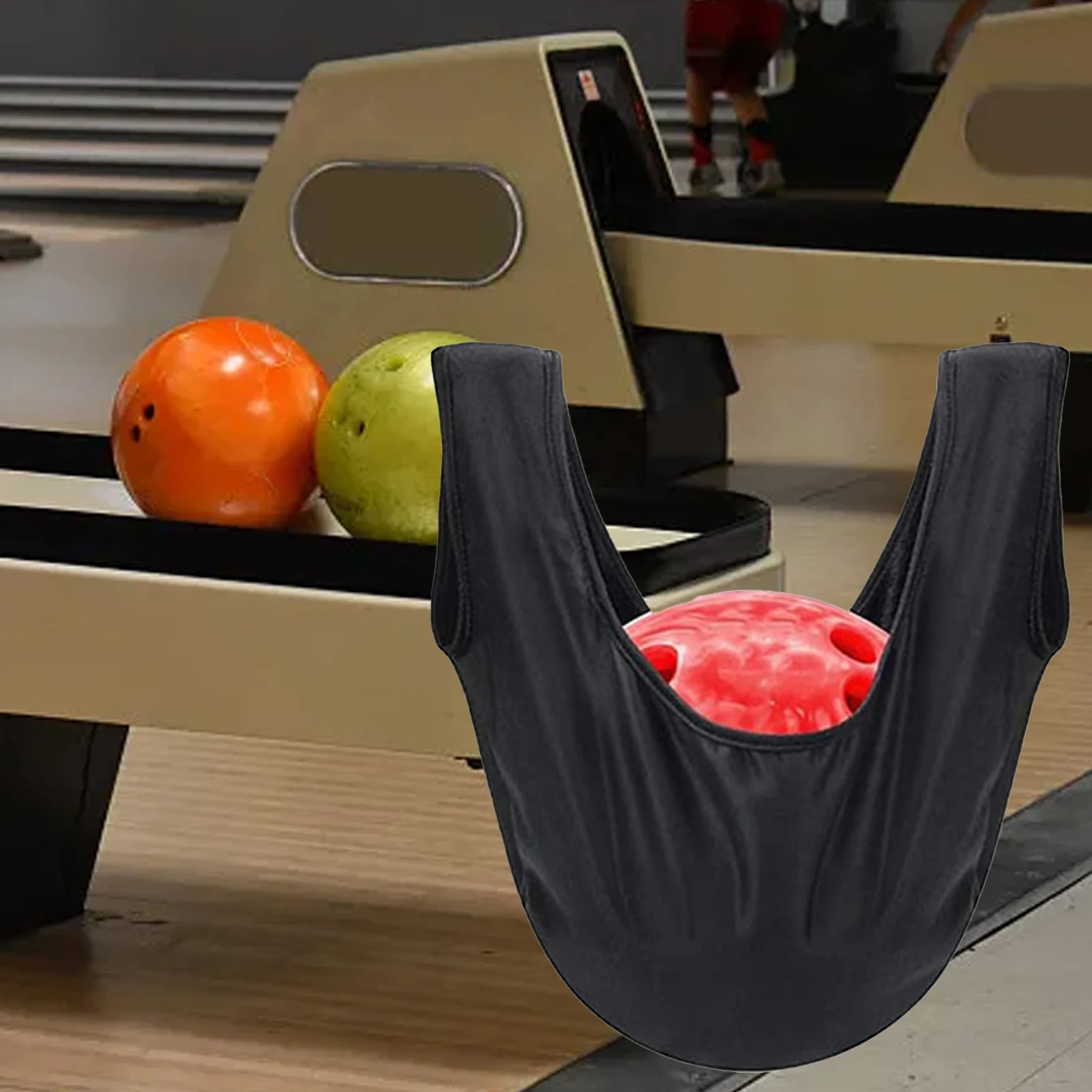 

Bowling Ball Wiping Bag Keeps Your Bowling Balls Clean Cleaning Towel Polyester Microfiber 53X22cm Bowling Accessory
