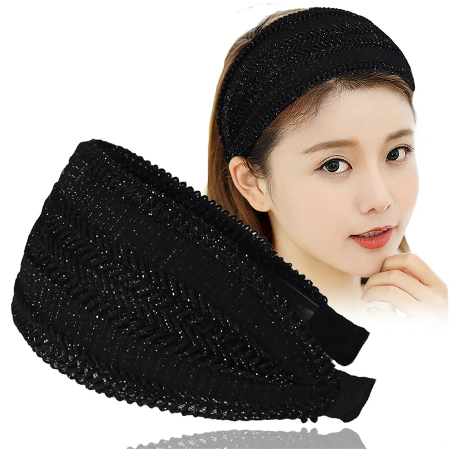 New Luxury Wide Headbands For Women Girls Head Bands Fashion Elegant Hairbands Female Hair bands Hoop Headwear Hair Accessories