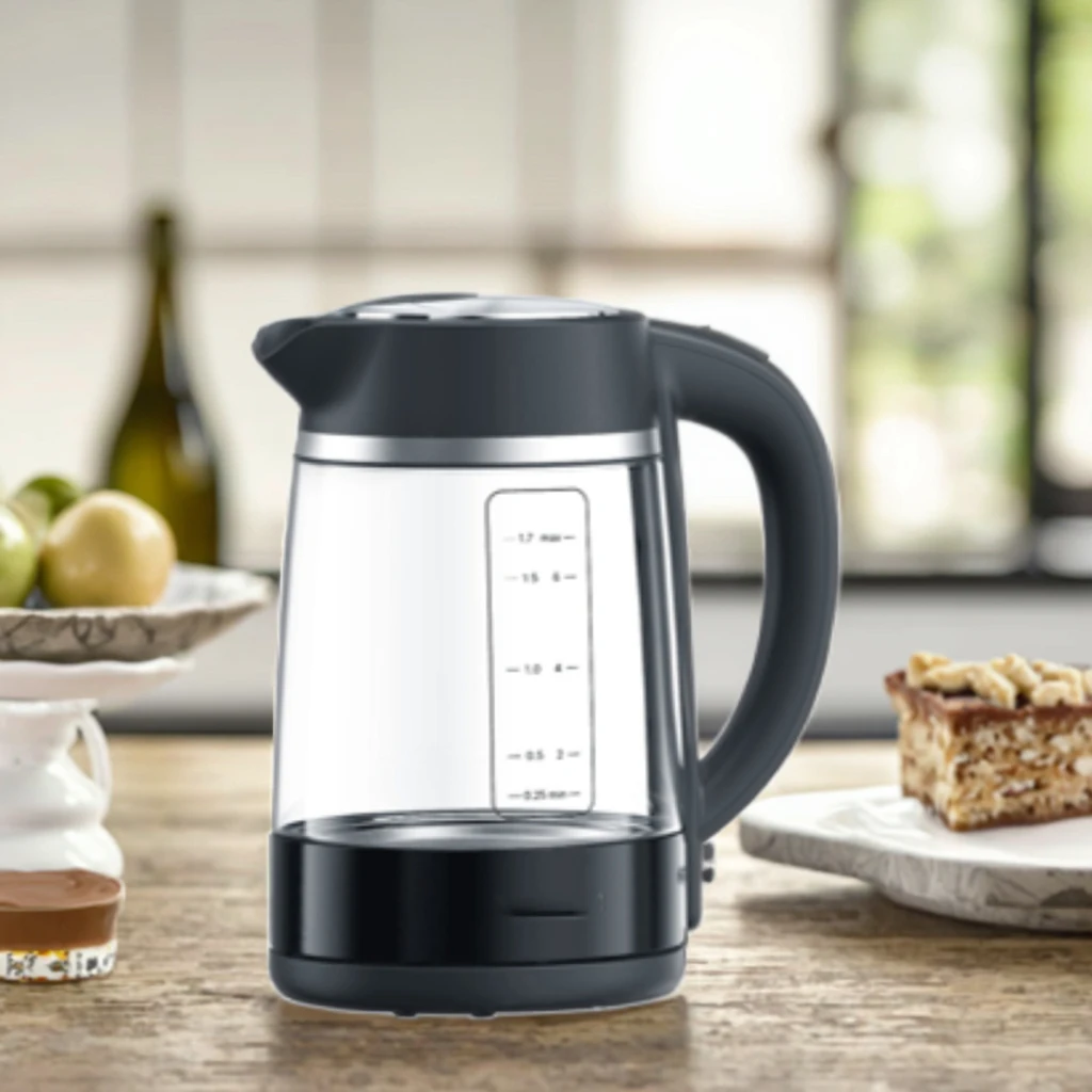 household-17l-one-button-openable-electric-kettle-with-anti-dry-burn-function-transparent-glass-for-visible-water-boiling