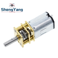 TZT DC 6V 30RPM 200RPM N20 Mini Micro Metal Gear Motor with Gearwheel DC Motors GA12-N20