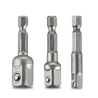 Socket Adapter Set For Square Head Drill Impact Driver - 1/4\