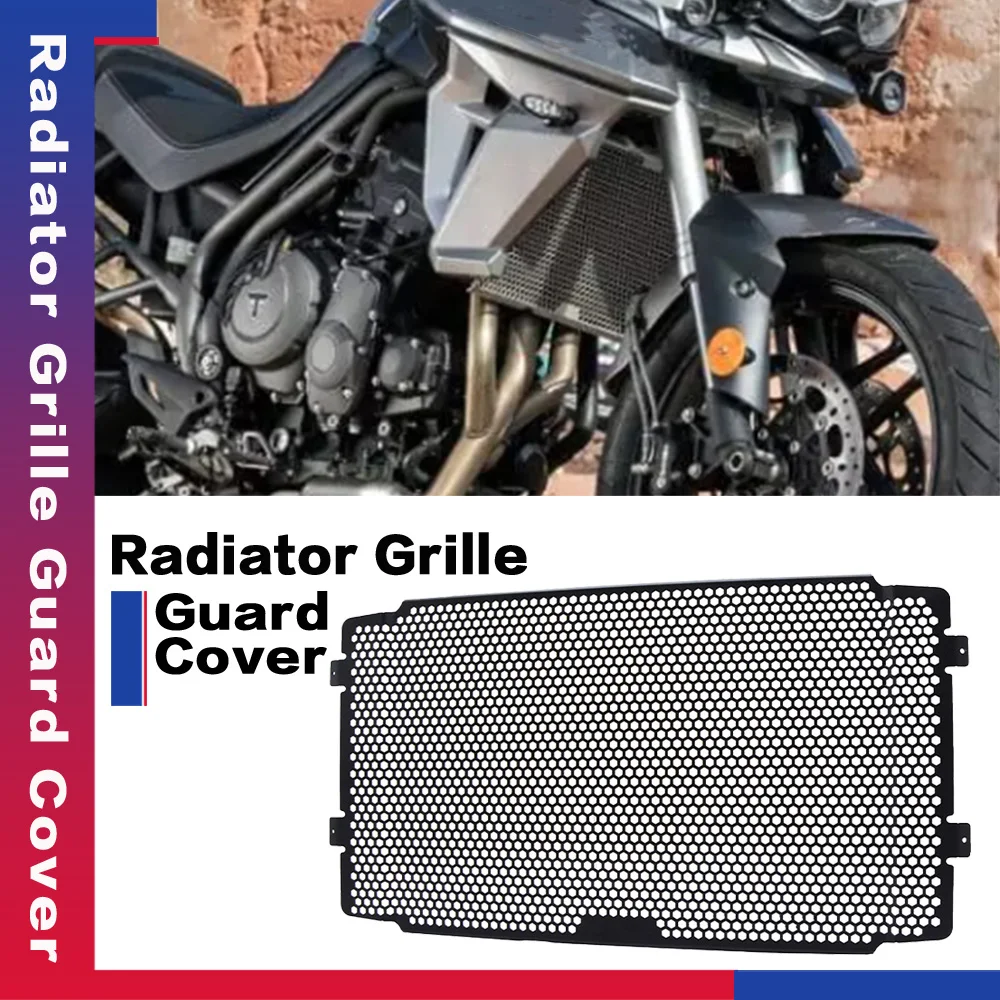 

For Tiger 800 XR XC XRT XRX XCx XCA Tiger800XR 800XR 2015-2019 Motorcycle Radiator Guard Grille Cover Fuel Tank Protector