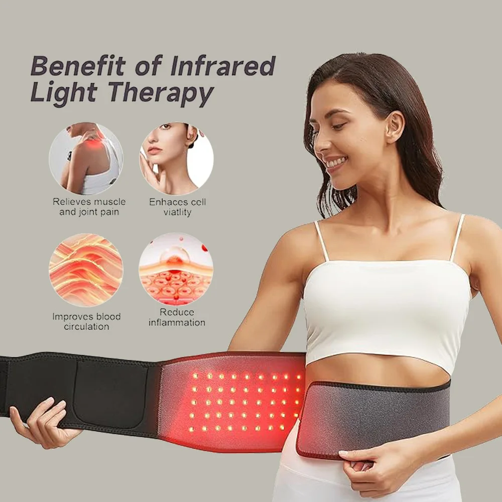 

New Multi-functional Red Light Therapy Belt Infrared Light Therapy Care Belt