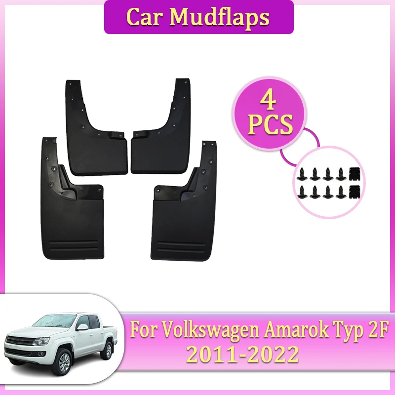 أجزاء واقيات الطين للسيارة لسيارة Volkswagen Amarok MK1 2H Typ 2F 2011 ~ 2022 واقي من الطين مصدات سبلاش اللوحات المصدات الحرس اكسسوارات السيارات
