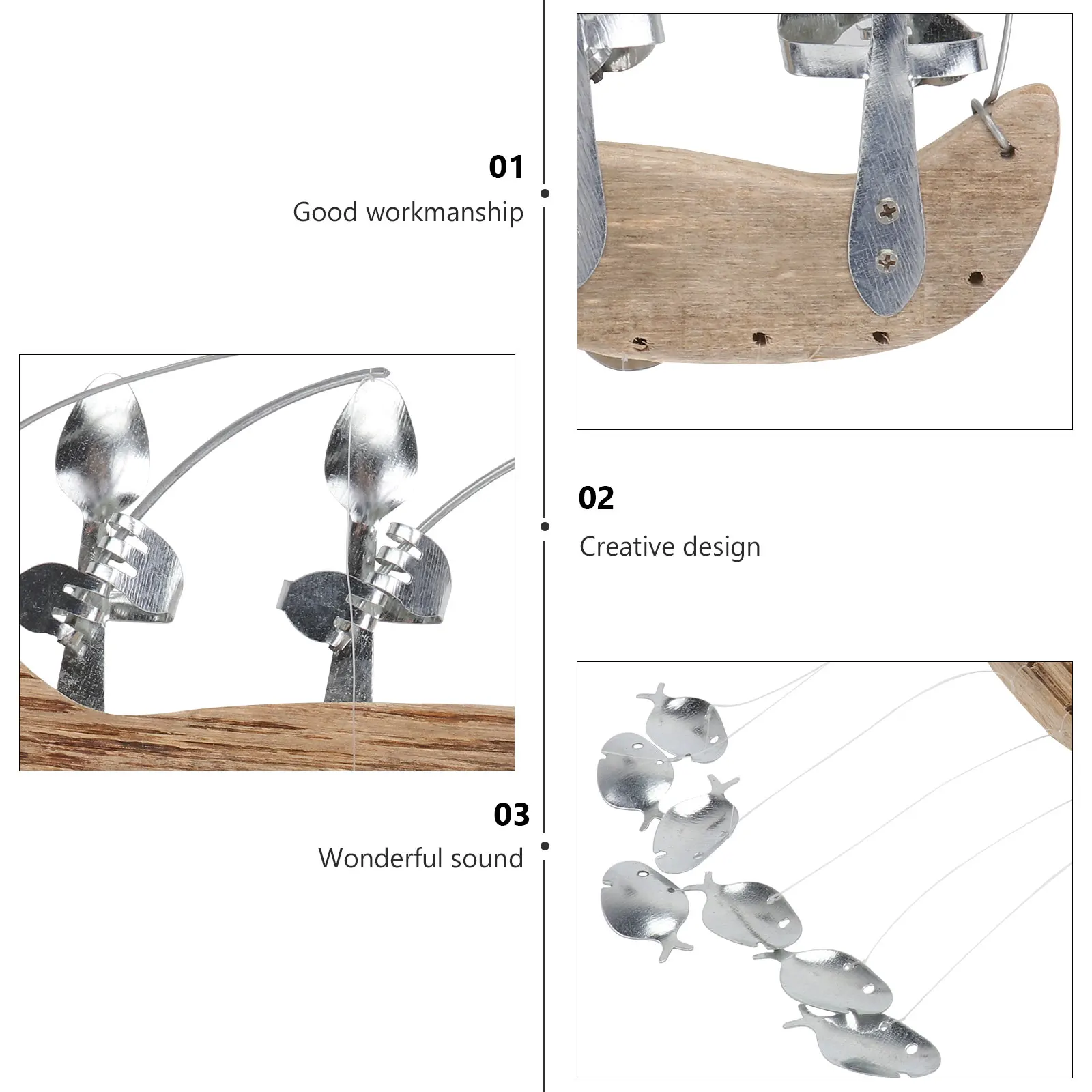 

1pc Premium Wind Chime Two-Men Style Hanging Bell Pendant For Home Decoration Garden Room Windbell Creative Unique Decor