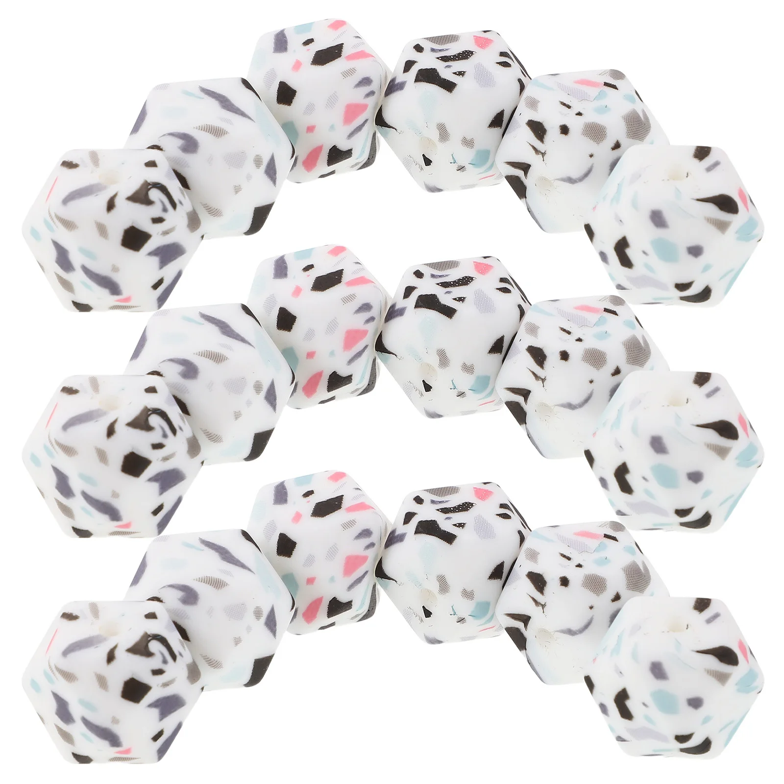 

50pcs Knitting Needle Protectors Hexagon Silicone Tip Stopper For Knitting Crochet Crafts Stitch Holder Sewing Accessories