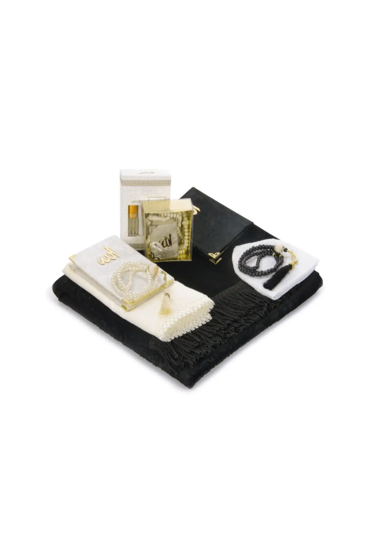 DOLBOVI luxury custom Pvc box dowry gift worship set black Meditation Rug