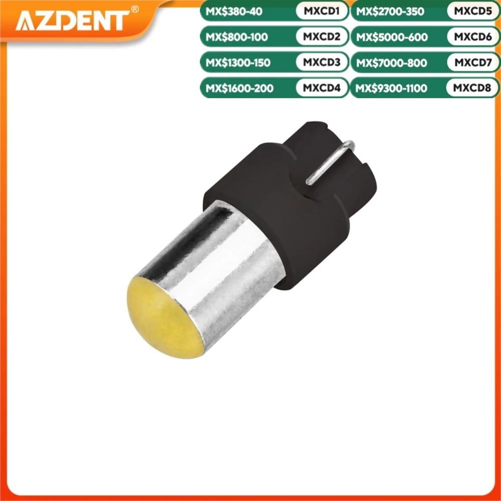

1PC AZDENT Dental LED Bulb Fiber Optic for High Speed Handpiece Quick Coupler Connector Ultra-High Brightness fit for KAVO