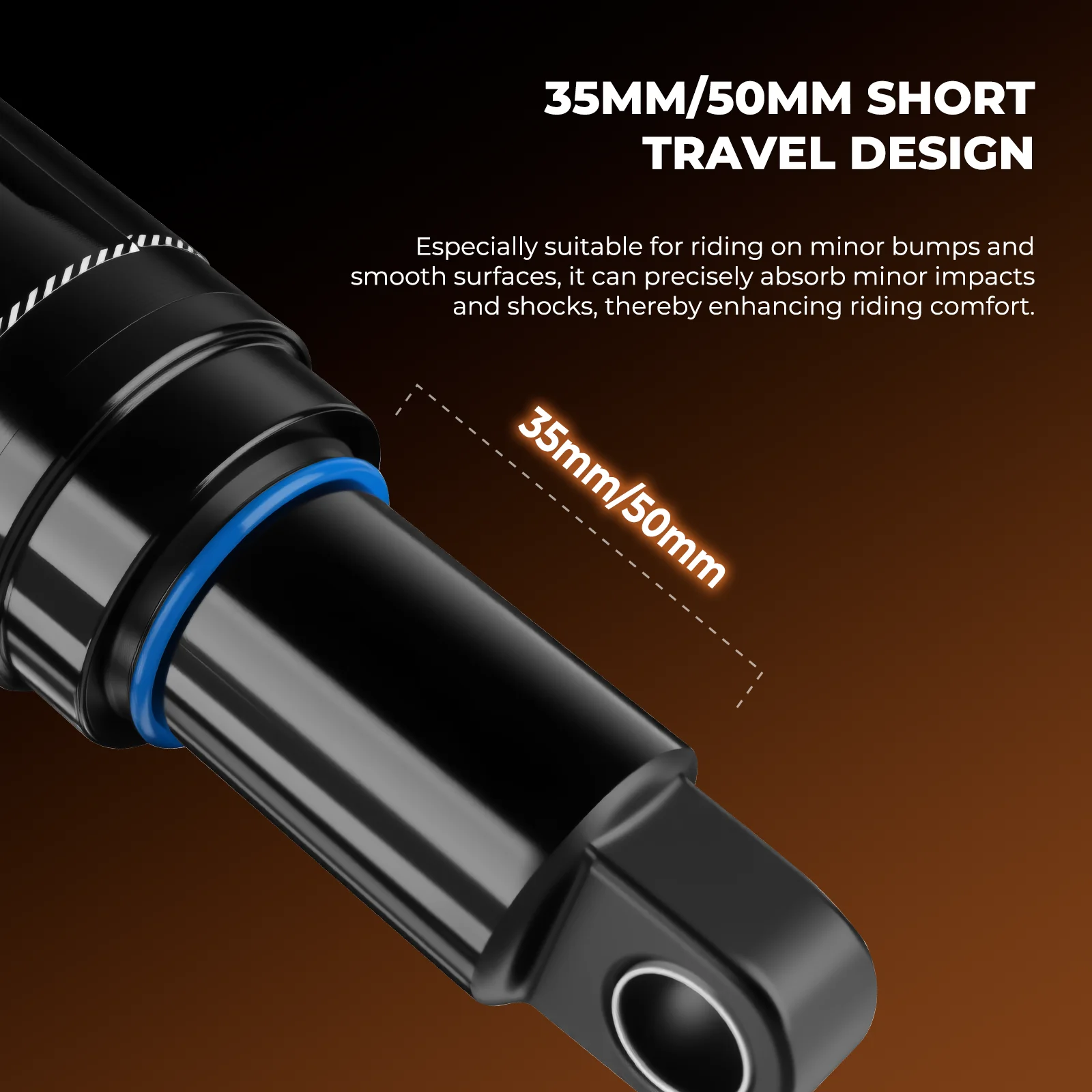 BOLANY Bike Air Rear Absorber With lock Soft Tail Mountain Bike Rear Shock Suspension XC DH Shock MTB 165/190mm Bike Parts