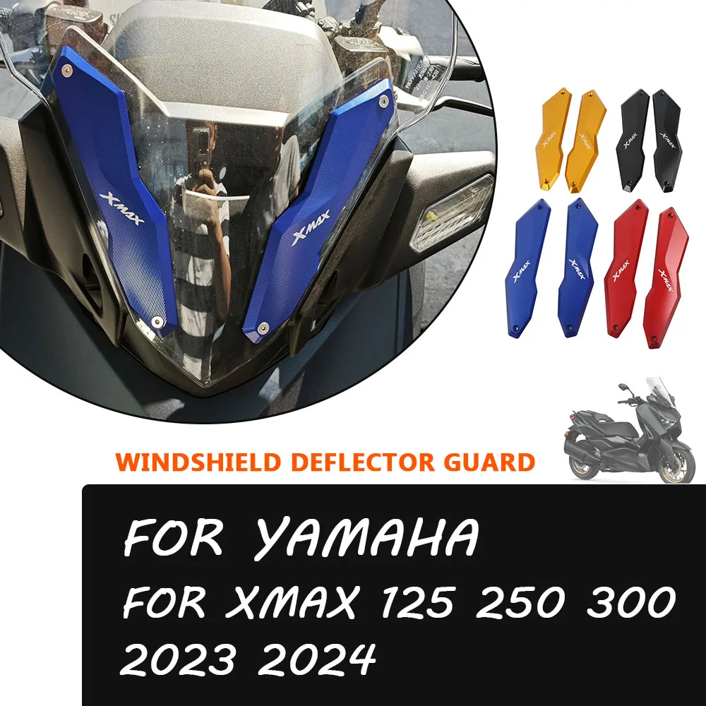 

For YAMAHA XMAX300 XMAX 300 X-MAX 125 250 XMAX250 2023 2024 Accessories Windshield Deflectors Windscreens Bracket Set Protector